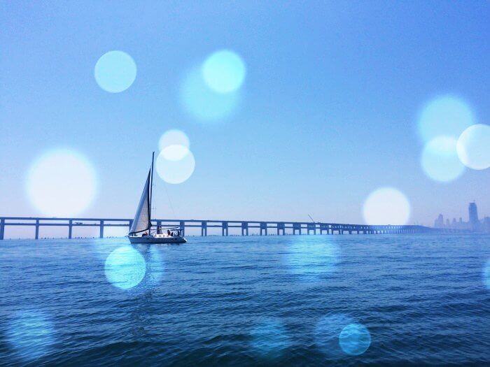 중국-다롄지역-바닷가