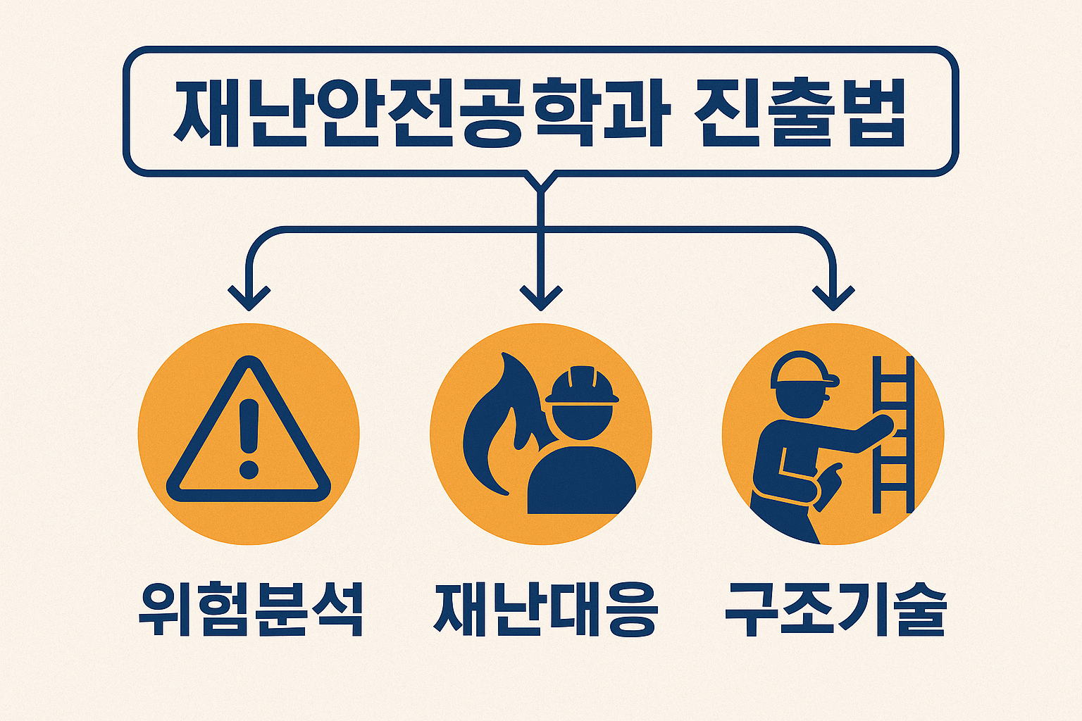 재난안전공학과 진출법 (위험분석, 재난대응, 구조기술)