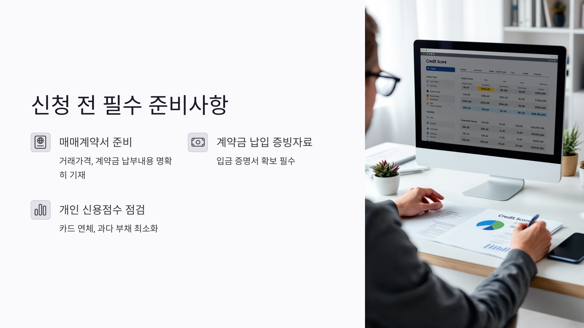 주택담보대출 신청 전 꼭 준비해야 할 사항