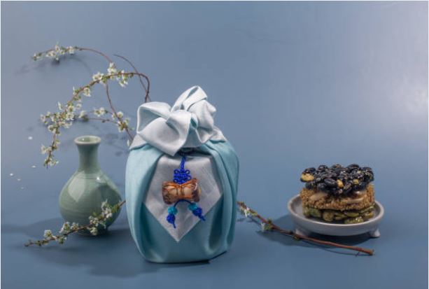 보자기포장 선물 사진