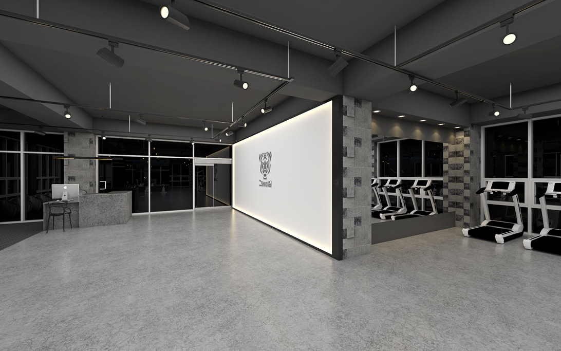 헬스장3D디자인