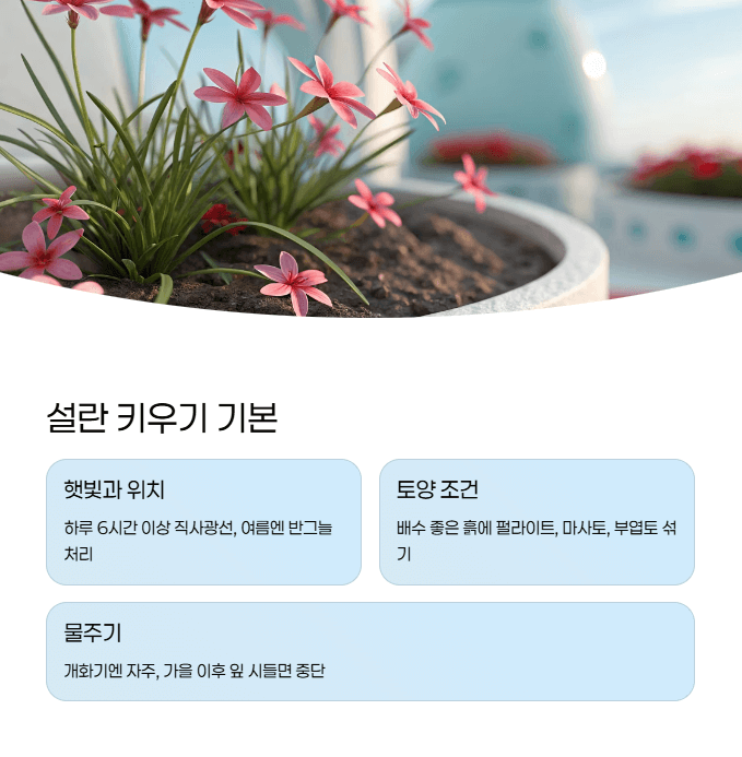 설란 키우기