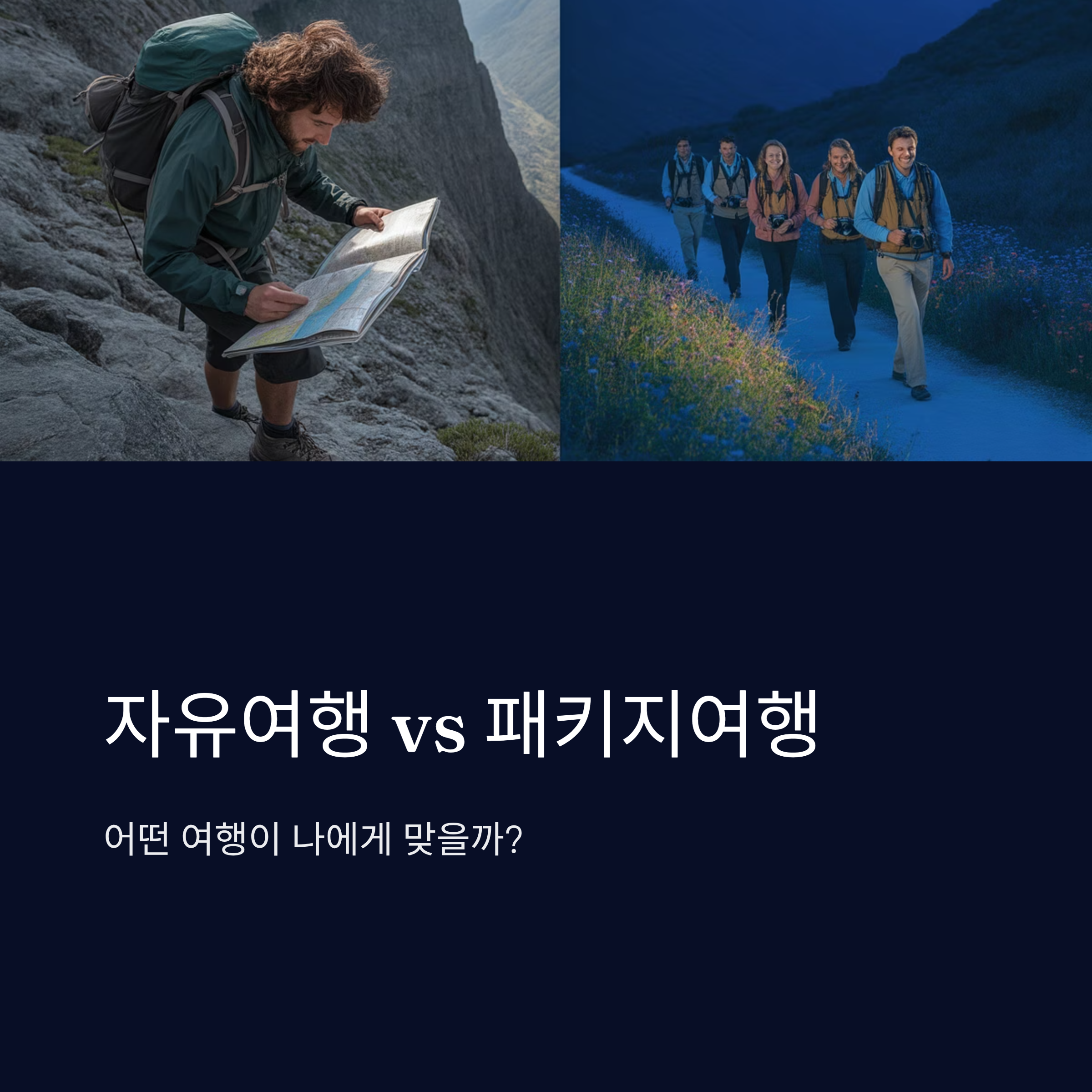 자유여행과 패키지여행 장단점 비교
