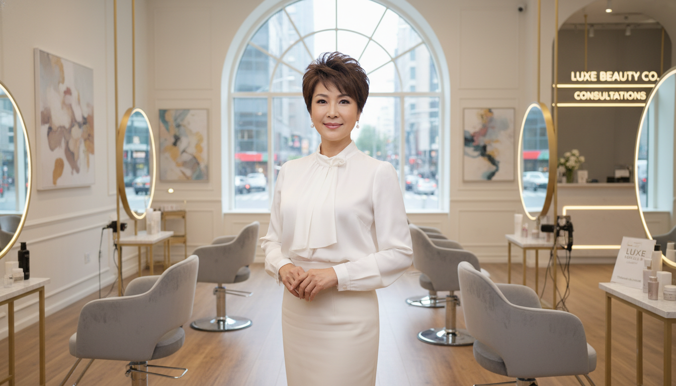 5060 중년 여성을 위한 우아하고 볼륨감 있는 숏컷 헤어스타일