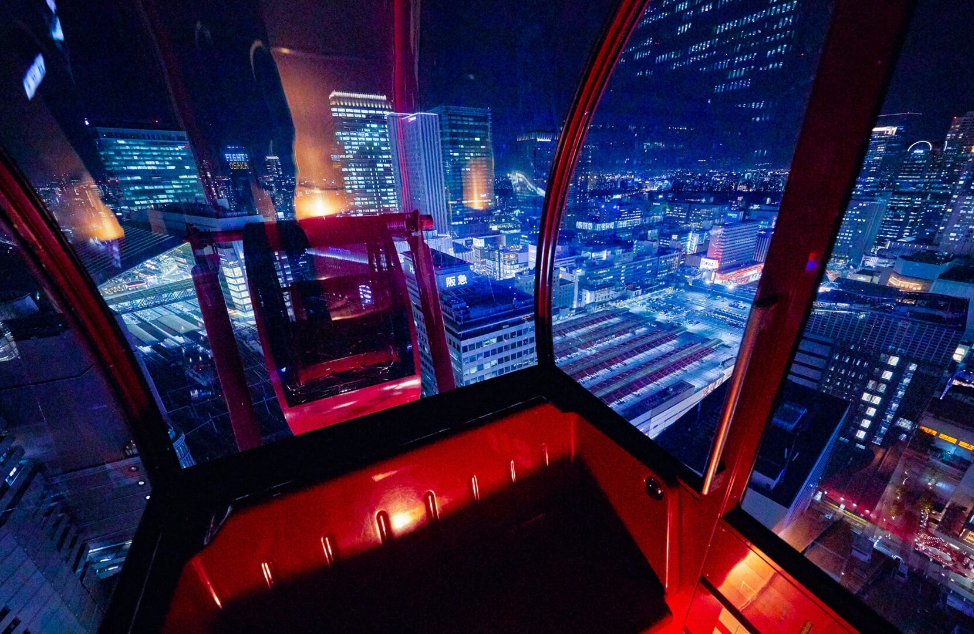 오사카 우메다 헵파이브 대관람차 야경명소 추천