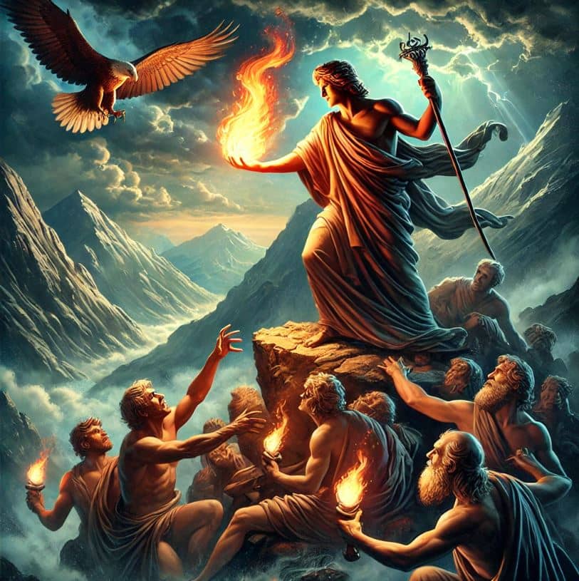 프로메테우스의 불: 인간에게 준 선물 이야기