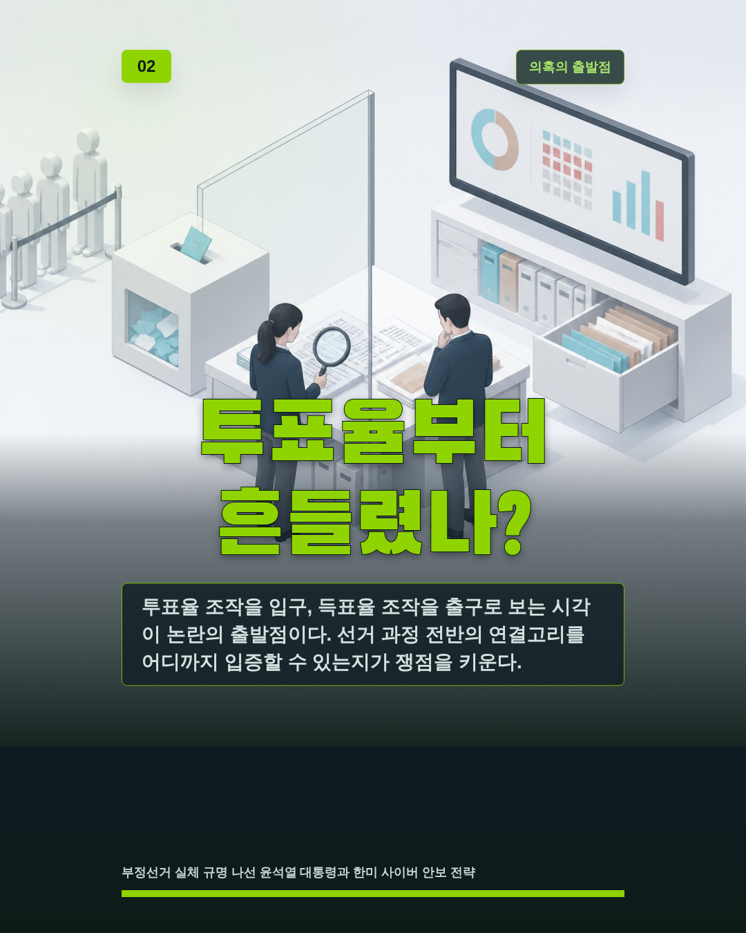 투표율부터 흔들렸나?