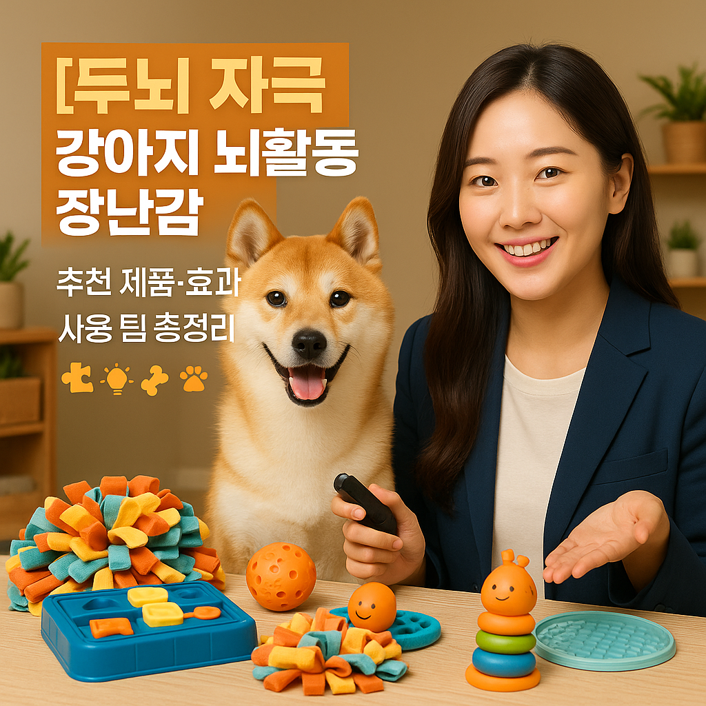 [두뇌 자극] 강아지 뇌활동 장난감 ｜ 추천 제품·효과·사용 팁 총정리