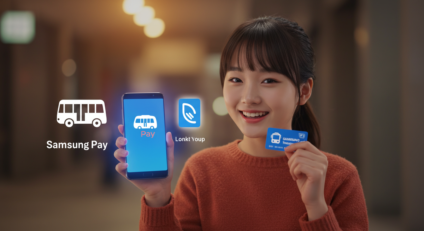 삼성페이 교통카드 설정을 완료한 이미지