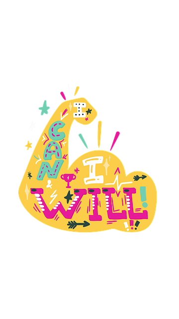 '나는 할 수 있다' 는 의지를 나타내는 이미지