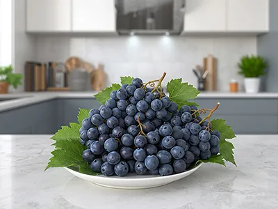 포도즙 재료 준비