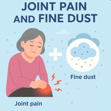 관절염과 미세 먼지의 관계