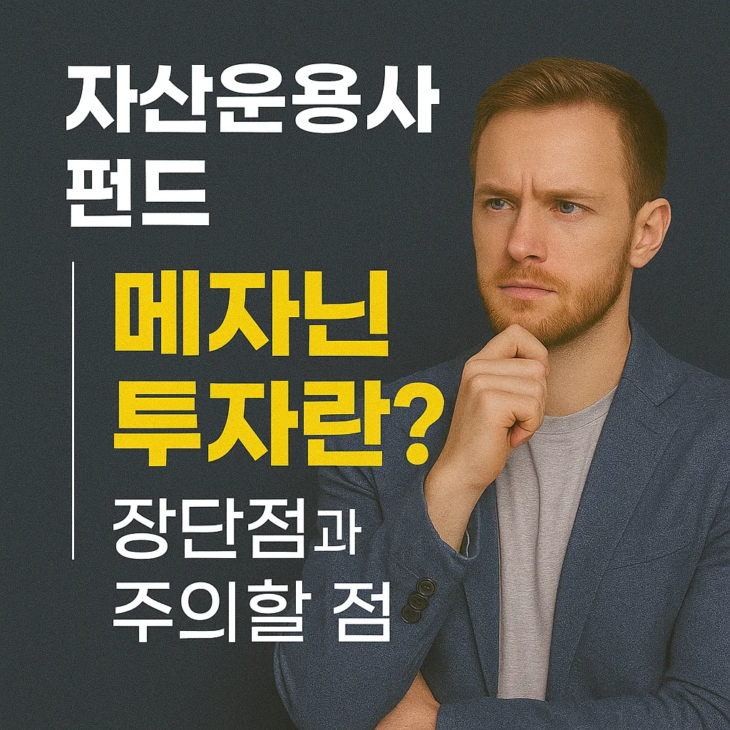 자산운용사 펀드 메자닌 투자 개념, 장단점, 그리고 주의할 점