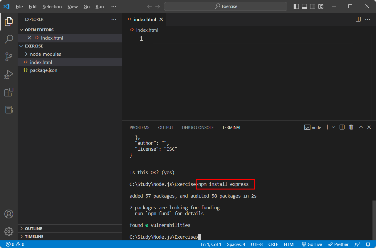 npm-install-express를-통해-익스프레스를-설치합니다