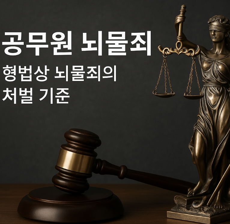 뇌물죄의 개념, 구성 요건, 처벌 기준