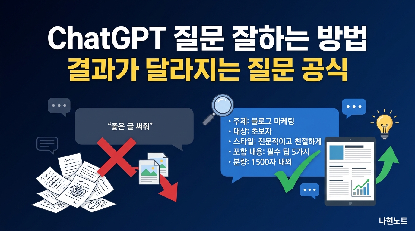 ChatGPT 질문 잘하는 방법