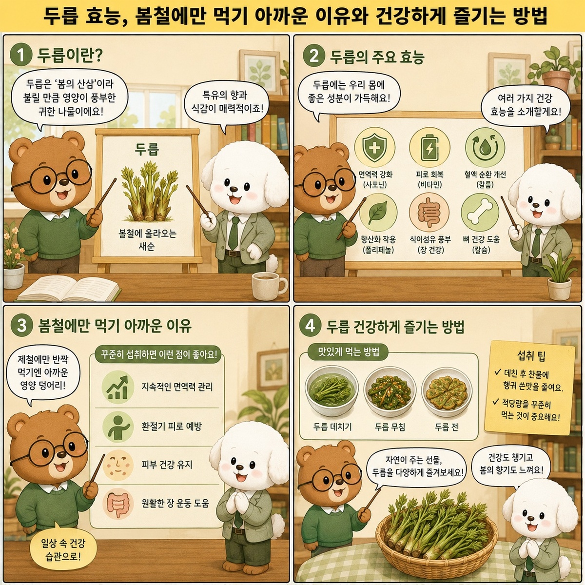 두릅 효능, 봄철에만 먹기 아까운 이유와 건강하게 즐기는 방법