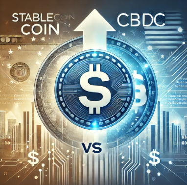 미국 디지털달러 스테이블코인 vs CBDC