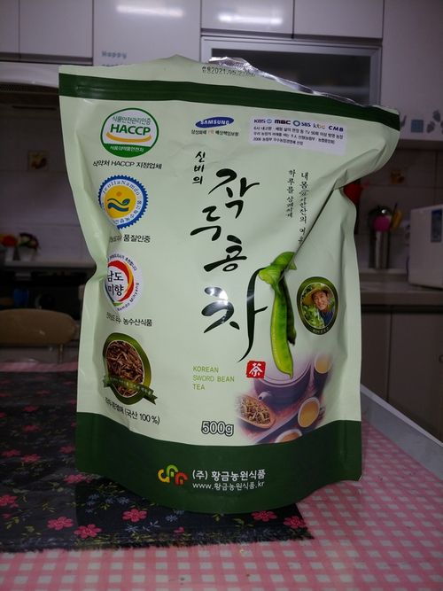 작두콩차 1년 3개월 섭취 - 비염에 효과가 있을까? 작두콩차 500g