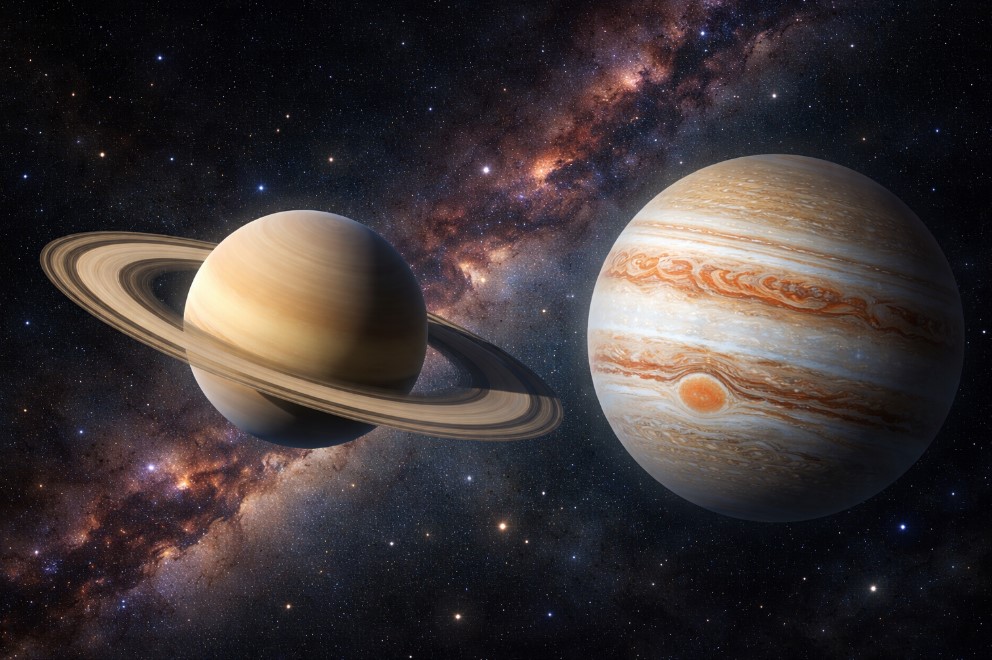 토성과 목성 관련 사진
