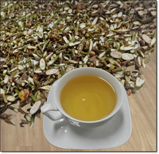 생강나무 줄기 차