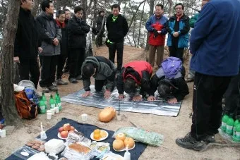 산악회 인사 출정 멘트 안전 수칙 안내 표현 알차게_24