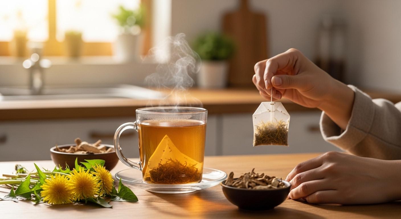 민들레차의 건강기능과 효과