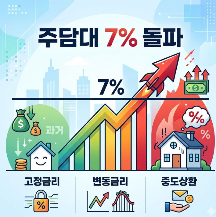 주담대 7% 썸네일 사진
