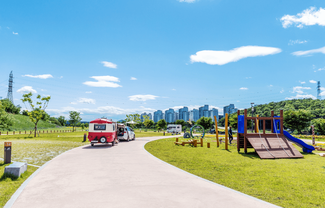 금호강 오토캠피장-전경