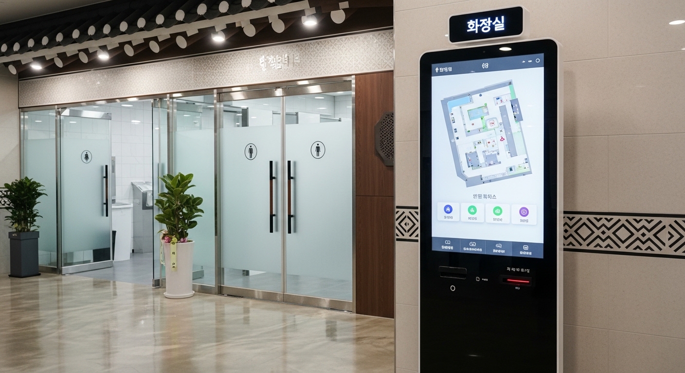 카페 화장실 이용 2000원?