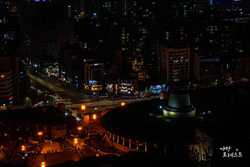 우면산 야경