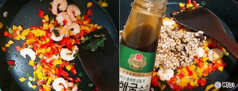 다이어트-요리-계란새우볶음밥-레시피