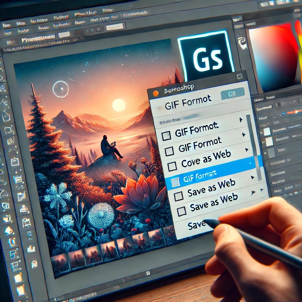 포토샵 gif 저장