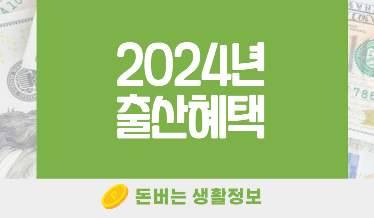 2024년 출산혜택