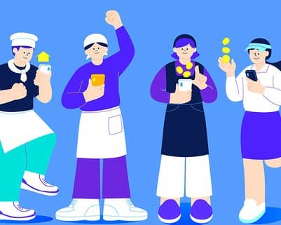 소상공인 일러스트 모습