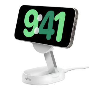 벨킨 Qi2 부스트 차지 프로 컨버터블 마그네틱 무선 충전 스탠드 WIA008btWH