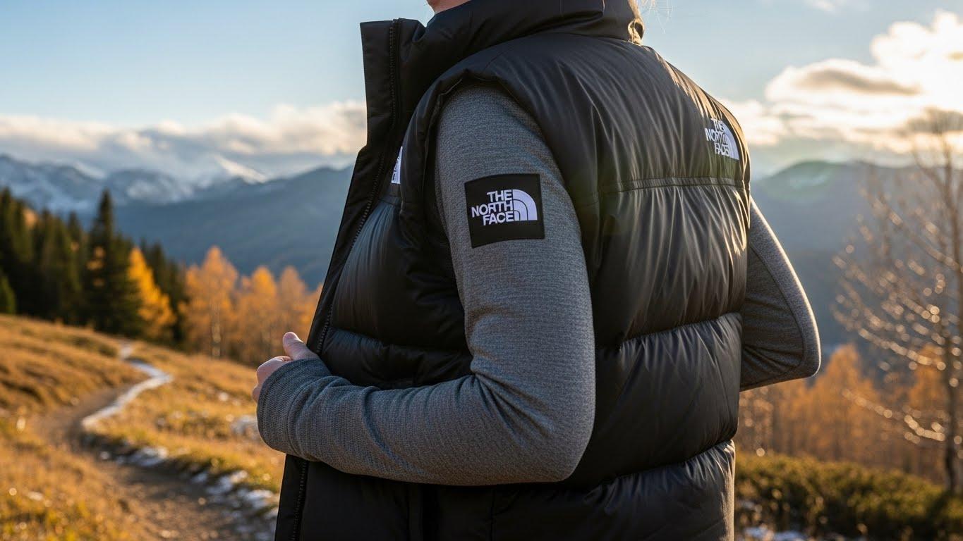 노스페이스 패딩조끼