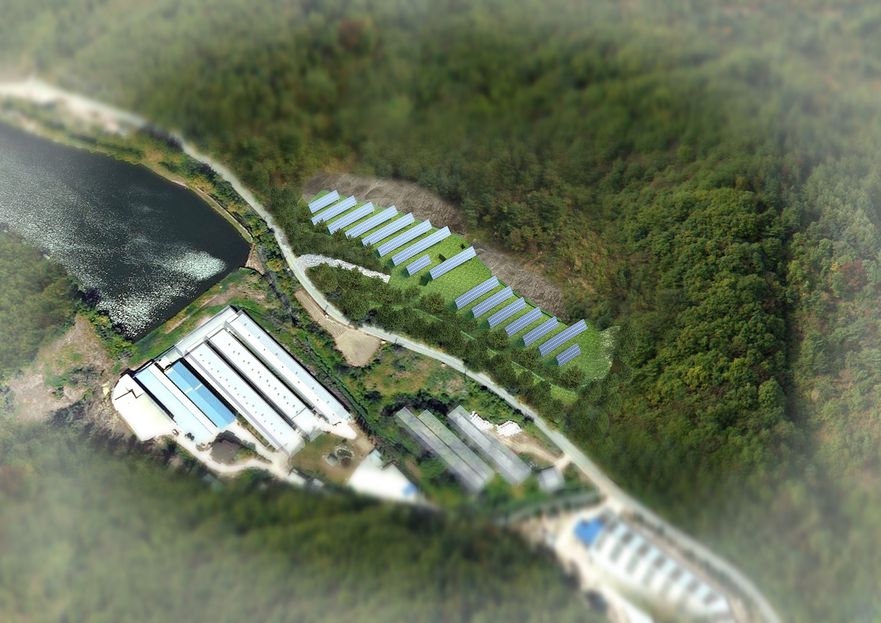 (주)삼정엔지니어링 2017.[태양광발전시설] 천안 태양광 부지조성 - 동남구 동면