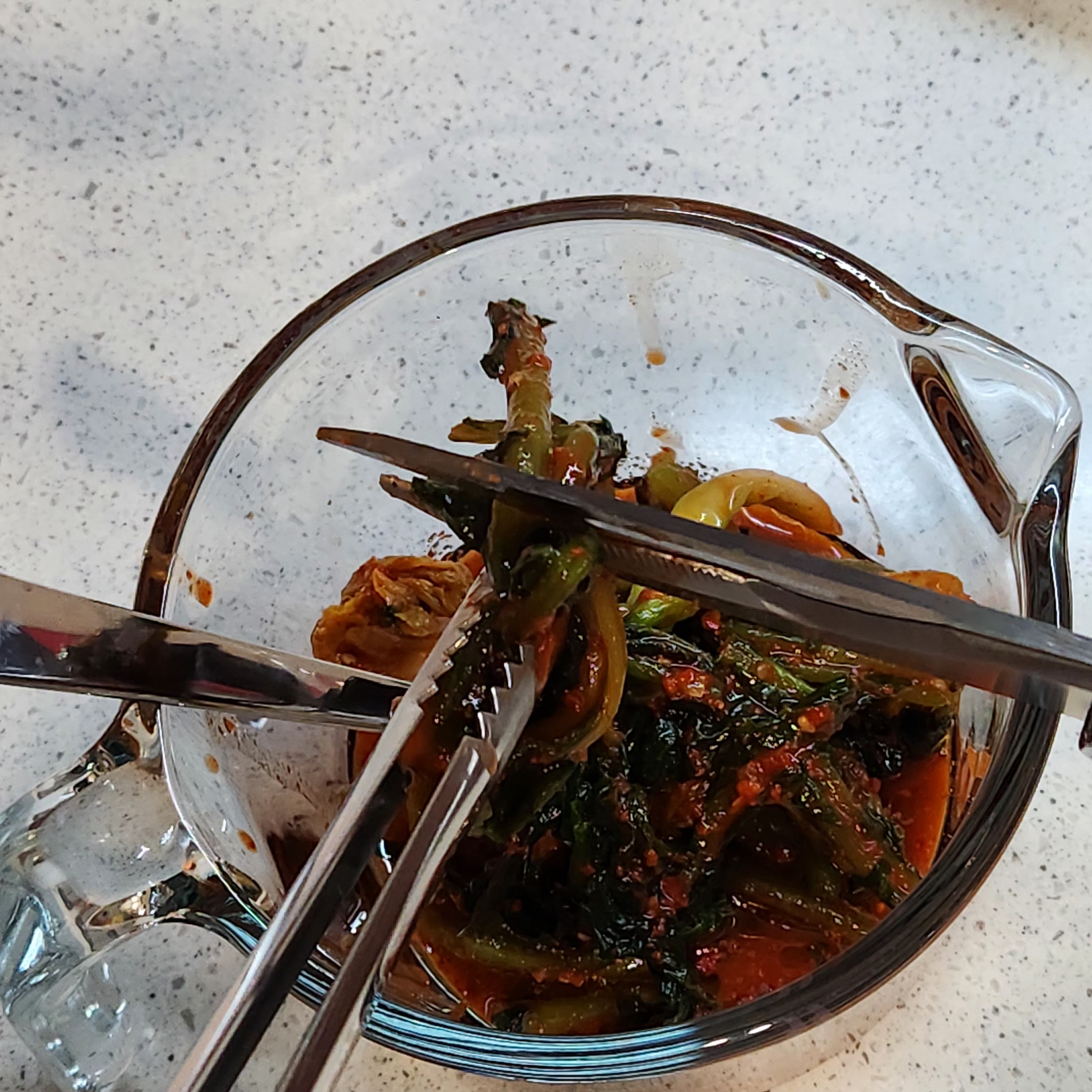 열무비빔국수-양념장재료-열무김치