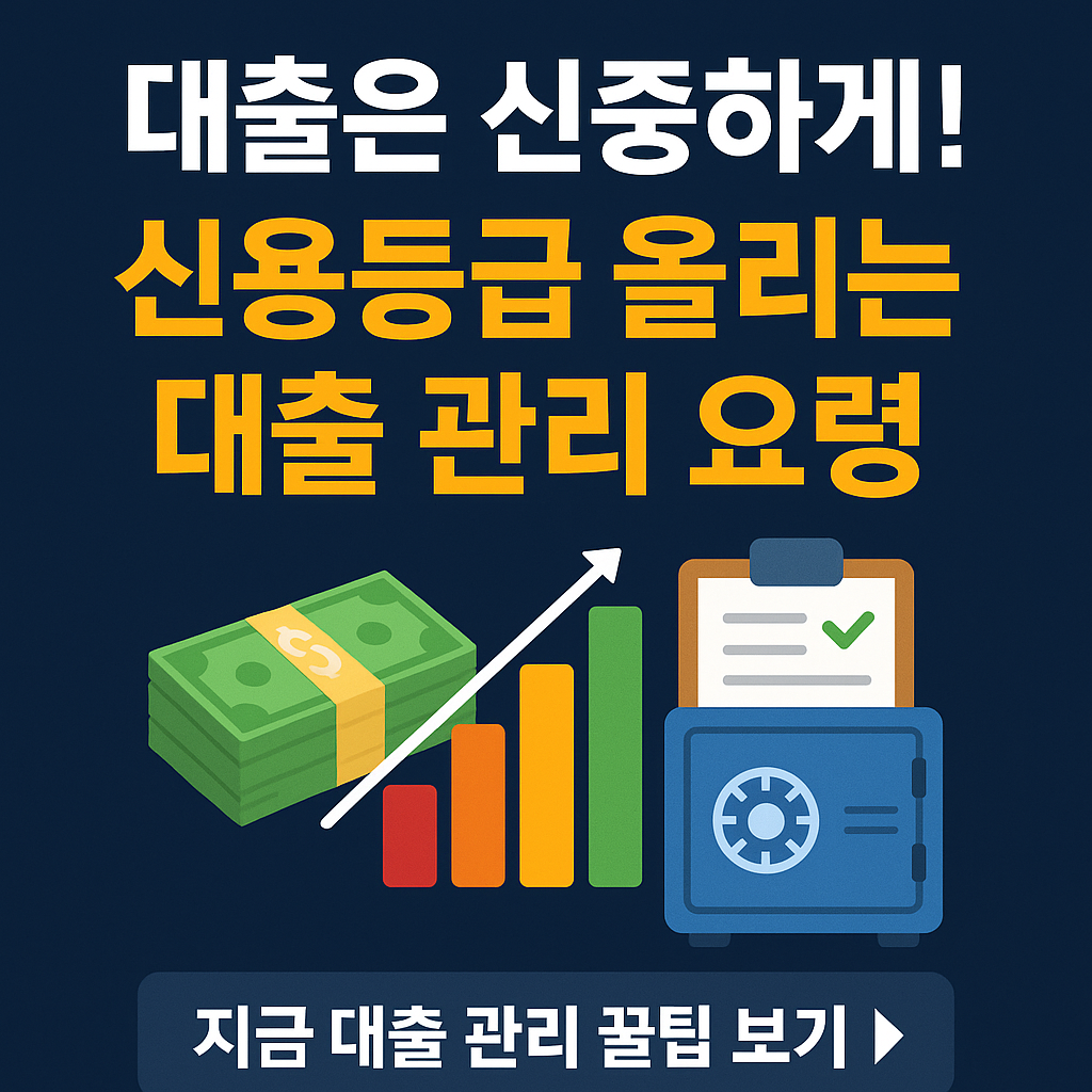 신용점수 떨어지는 이유는 대출 때문? 올바른 대출습관 가이드