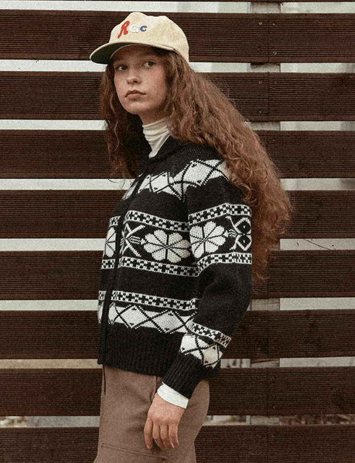 올리브데올리브 집업 가디건