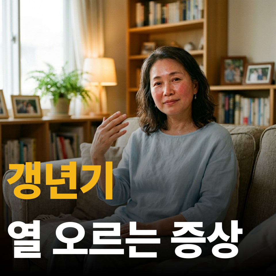 갱년기 열 오르는 증상