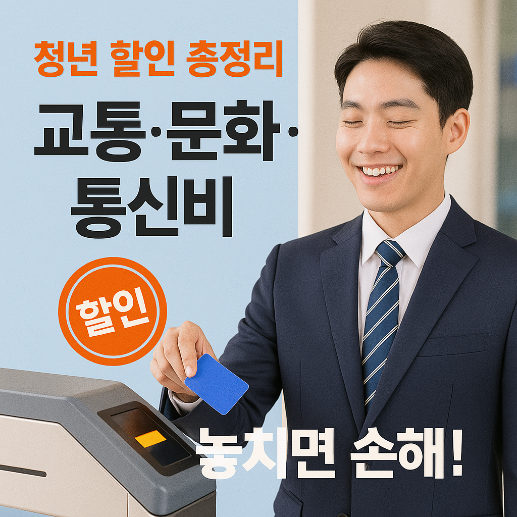 [7편] 청년 교통·문화·통신비 감면제도