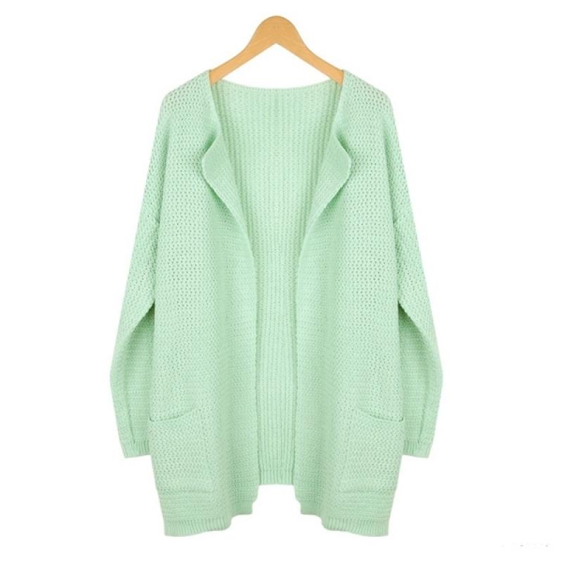 니트 포켓 가디건 봄 가을옷 롱가디건 루즈핏