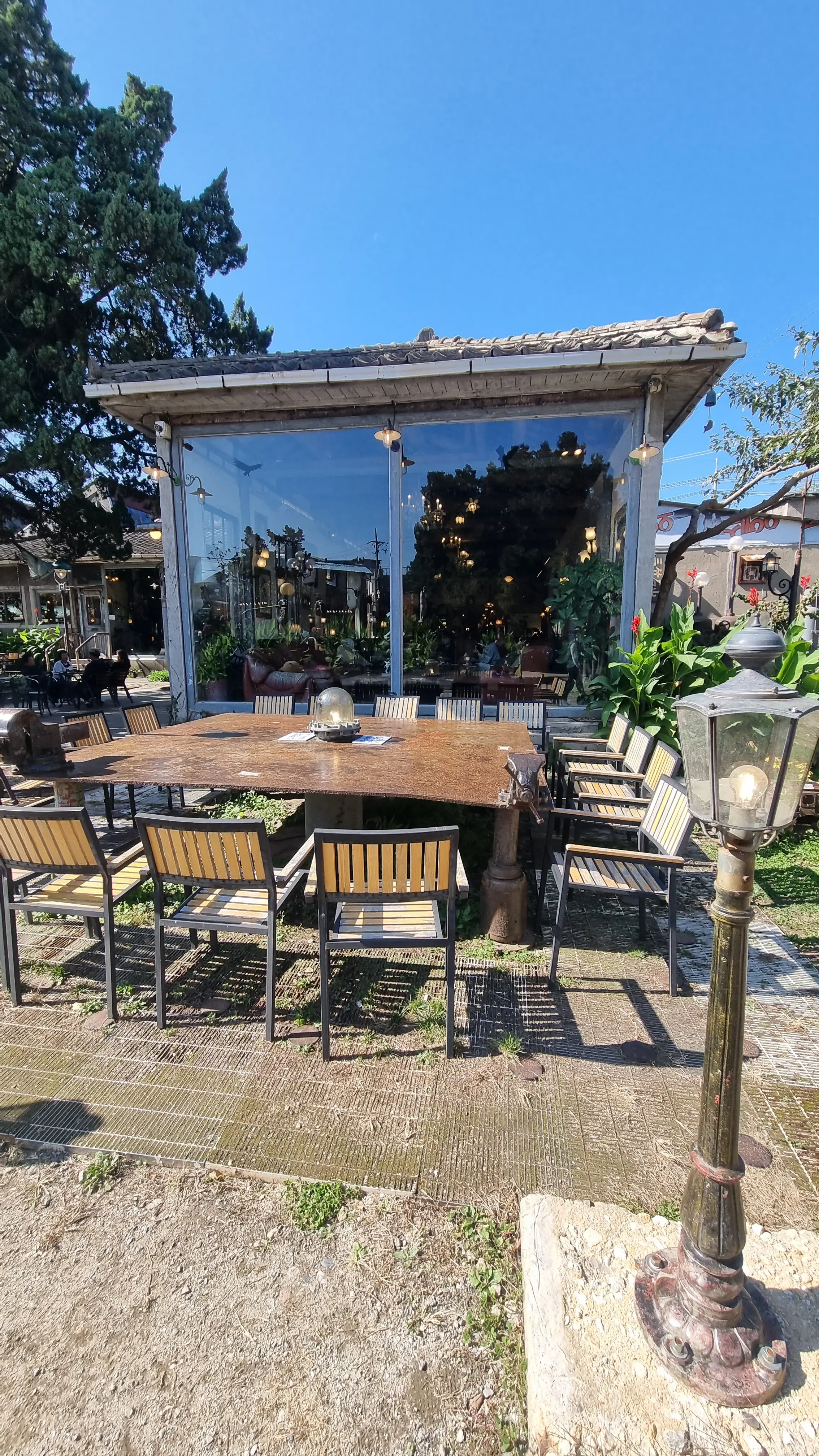 단풍이 시작된 강화 전등사, 레트로 까페 조양방직, 주차장, 메뉴 , 강화도 여행