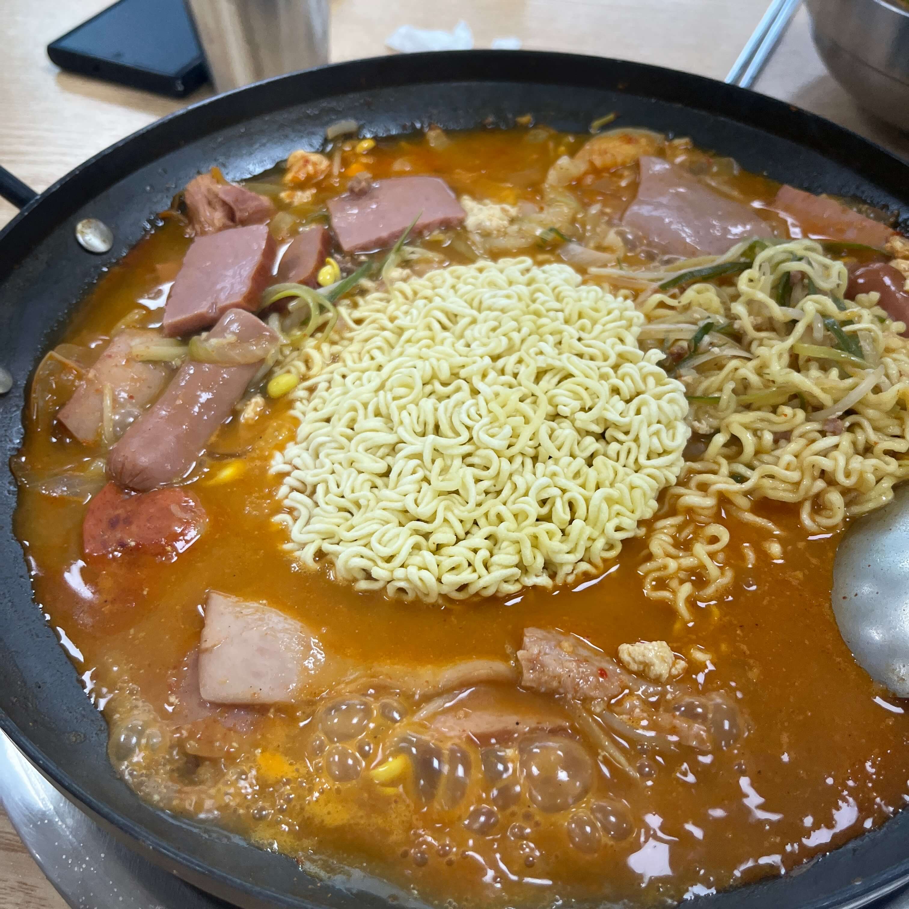 라면사리 추가