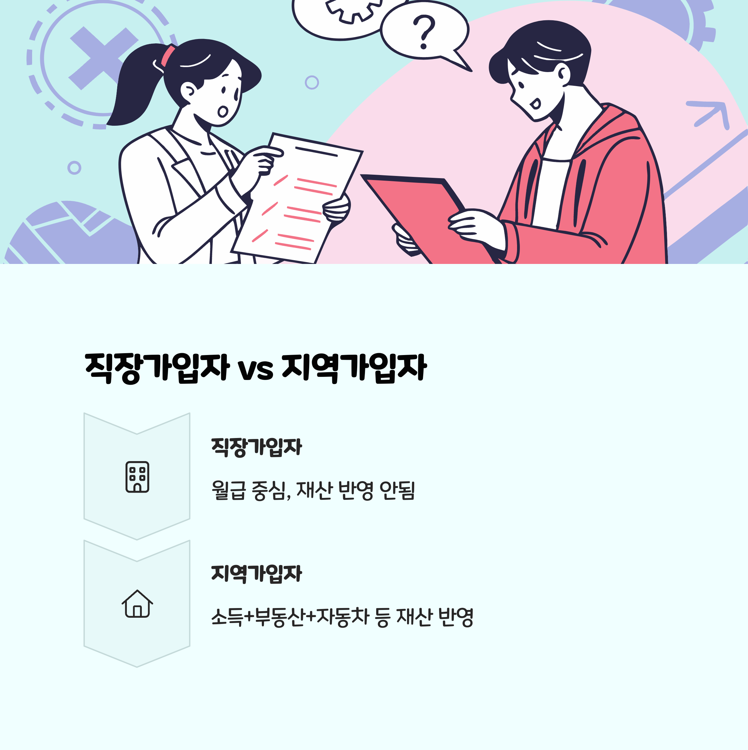직장가입자 vs 지역가입자 차이는?