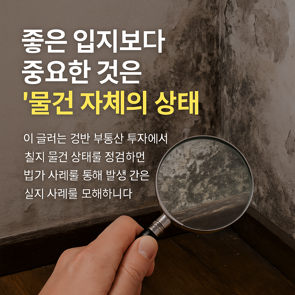 실제 투자 전 물건 상태 점검하는 방법