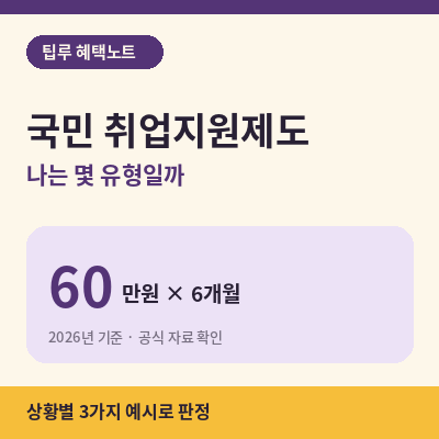 국민 취업지원제도 신청자격 썸네일