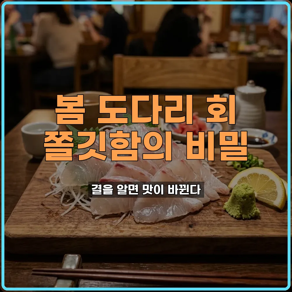 도다리회